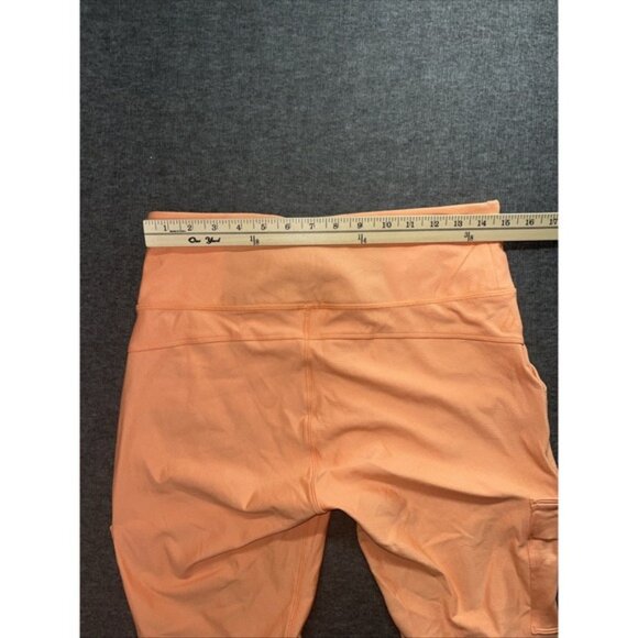 Alpine design women's orange high-rise tights Selina large NWT Gym Run‎ - Picture 4 of 8